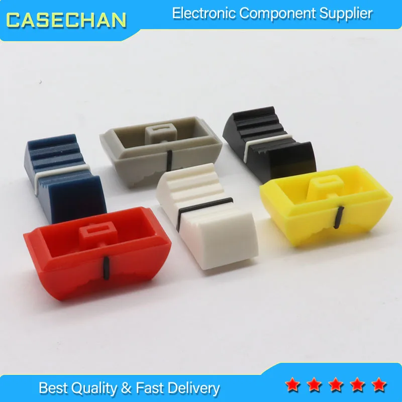 12 шт. для Yamaha behringer Soundcraft Mixer Fader Cap/Потенциометр ручка Push Cap/Прямая скользящая