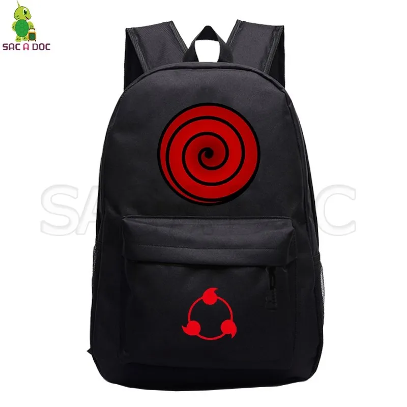 5 Наруто Uchiha Clan Sasuke рюкзак школьные сумки для девочек-подростков мальчиков Sharingan Akatsuki рюкзак для ноутбука повседневный рюкзак для путешествий - Цвет: 5
