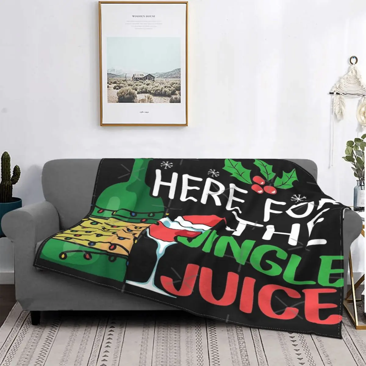 

Here For The Jingle Juice 3 Manta, para cama colcha, alfombra a cuadros, mantas para cama, manta de Picnic, manta ponderada