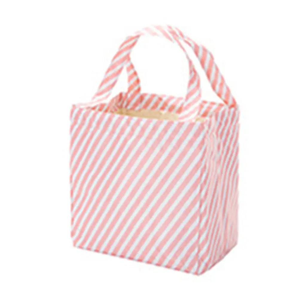 Bento сумка для обедов Tote Фрукты Кухня хранения фламинго кактус узор Оксфорд