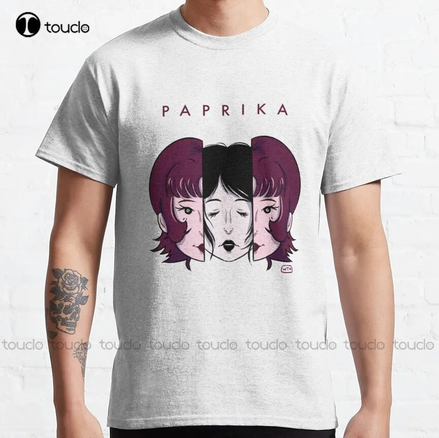

Paprika Womens Portrait Lady Red Classic T-Shirt Mens T Shirts Cotton Custom Aldult Teen Unisex Digital Printing Tee Shirt