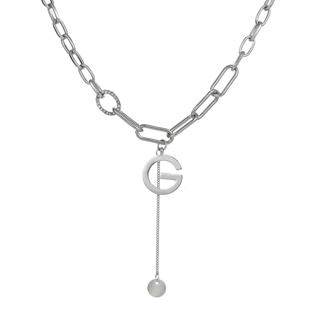 

Vienkim Fashion Punk Hip Hop Butterfly Pendant Fom Women Necklace Women Multilayer Letter Clavicle Chain Necklace Jewelry 2021