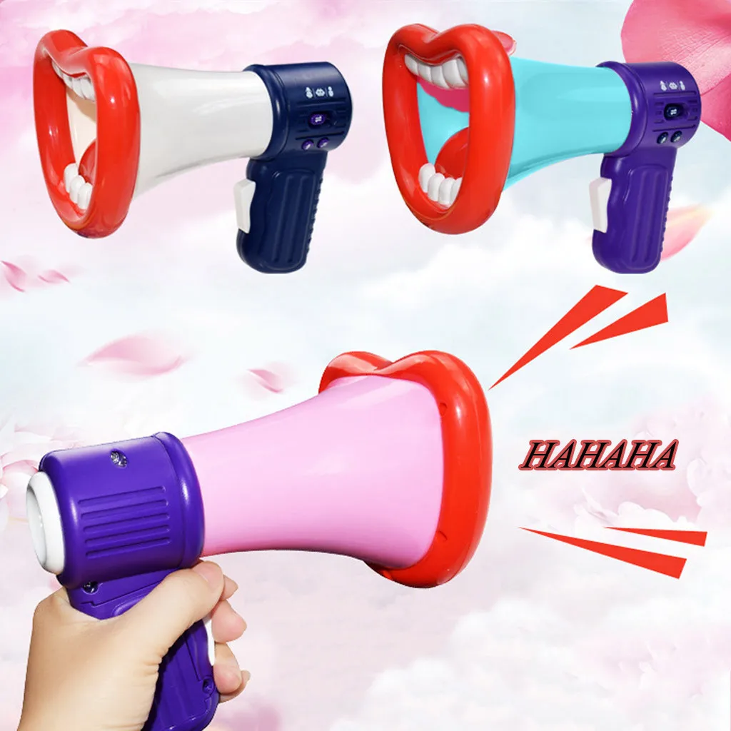 Детский Большой красный телефон Мегафон для детей с функцией Мегафона