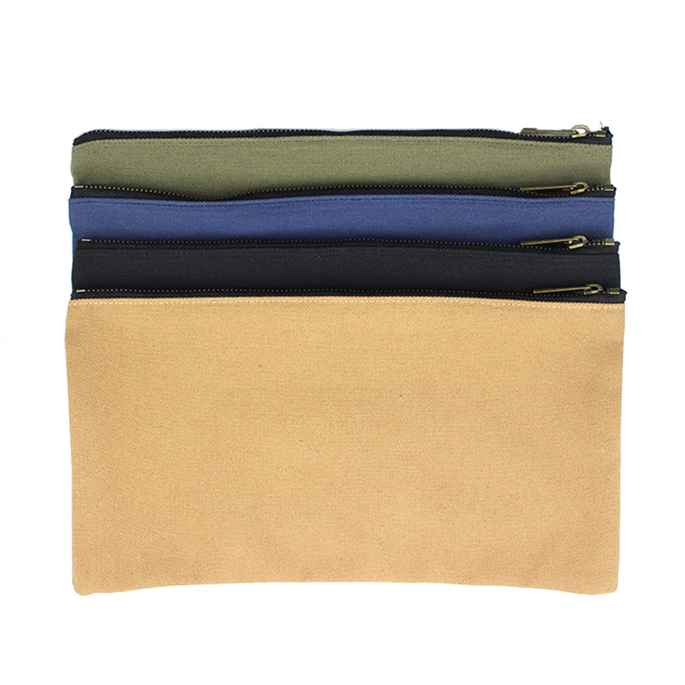 

Organizer Large Capacity Heavy Duty Repair With Zipper Hardware Tool Bag For DIYers Useful Storage Pouch Waterproof Canvas