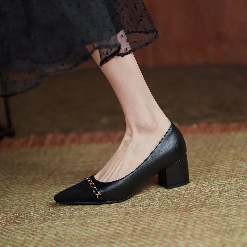 

women shoes good pu leather high heel shoes office ladies pumps shallow luxury women party shoes fashion mixed color shoes woman