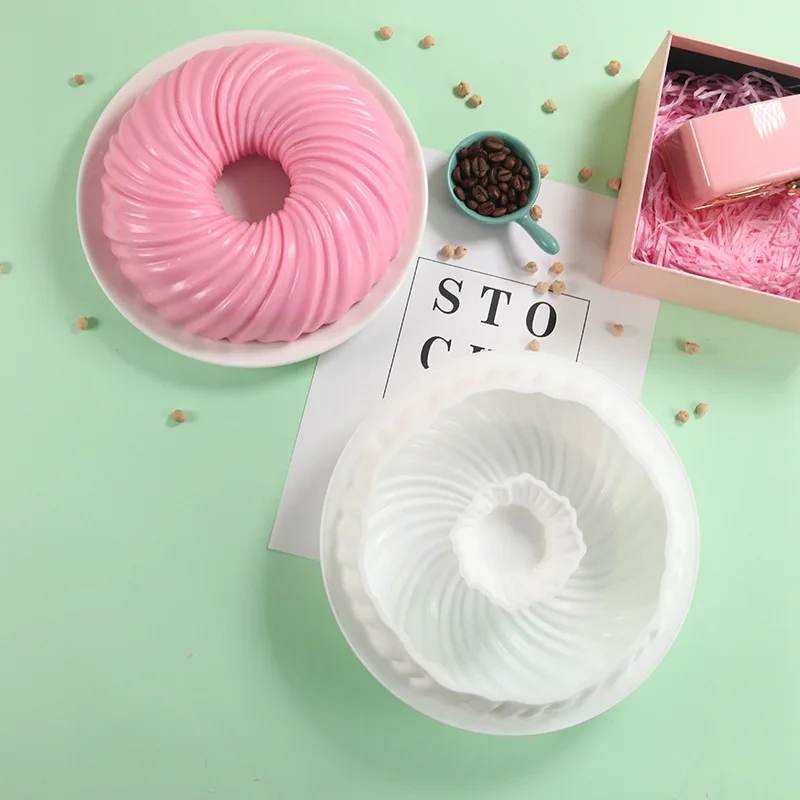 

Large Donuts Mousse Silicone Mold For DIY Jelly Dessert Cake Pan Bakeware Party Supplies Kitchen Accessories Baking Tool