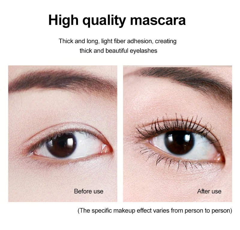 

SCHOOL SHOW Eyelashes Quick Dry Mascara Long Lasting Natural Slender Curly Waterproof Mascara Eye Lashes Eye Makeup TSLM2