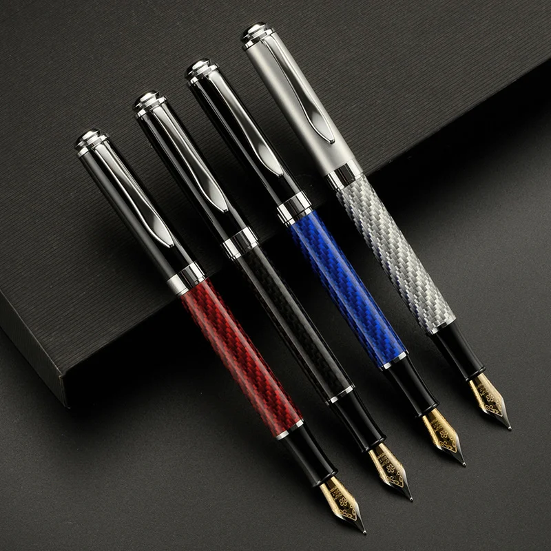 

Fountain Pen Business Carbon Fiber Calligraphy Pen Office School Gift Luxury Parker Pen Stationery Supplies Multicolor 03953