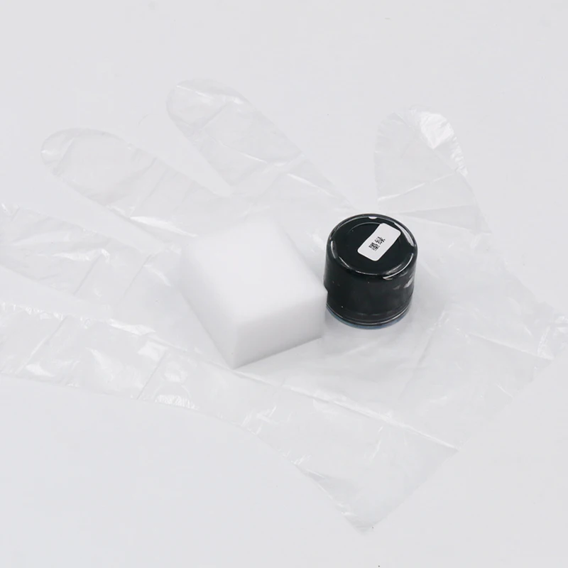 Краска для кожи зеленая черная 30 мл специально окрашивания кожаных диванов сумок