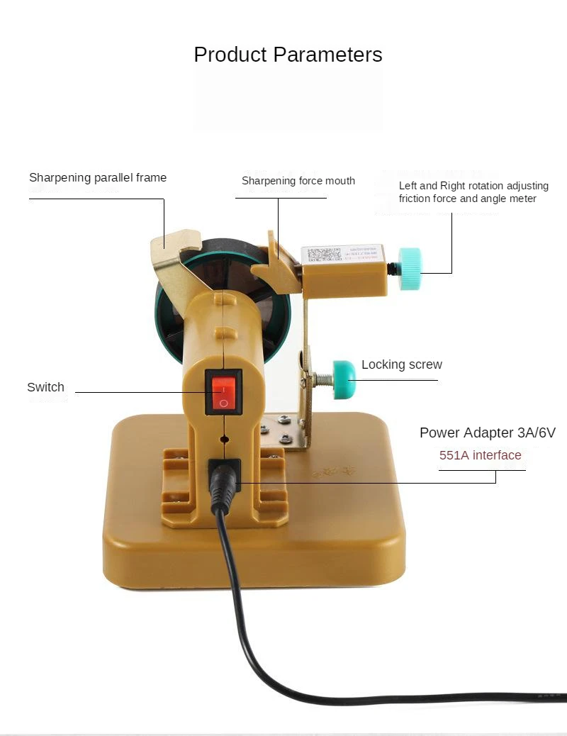 220 В машинка для заточки ножниц Парикмахерская заточка портновские ножницы