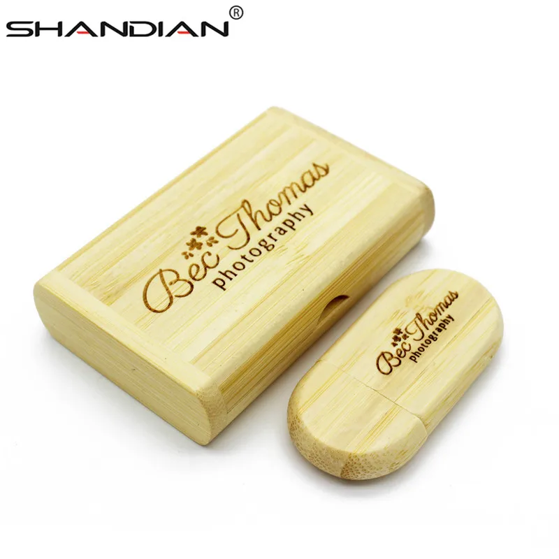 Usb флеш накопитель SHANDIAN деревянный в коробке 8/16/32 ГБ 1 шт.|usb with box|wooden usb box32gb |