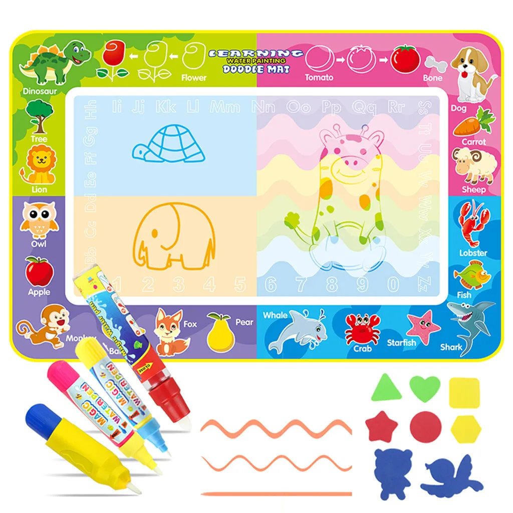 

Kids Early Education Fun Learning Toys For Children Magic Water Scribble Book Painting Clipboard Children's Birthday Toy W917