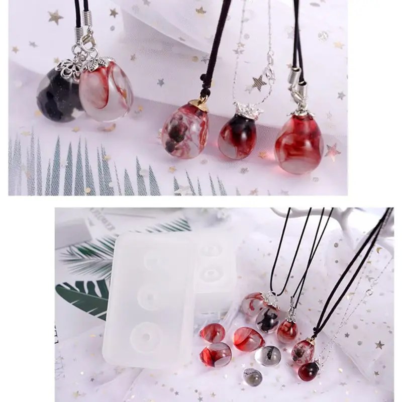 

2 Pcs/set Handmade DIY Crafts Making Crystal Epoxy Mould Silicone Mold 62KE