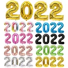 Воздушные шары из фольги с цифрами 2022, 3240 дюймов