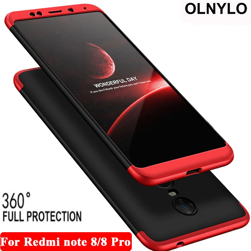 Чехол полностью защищающий телефон для Xiaomi Redmi Note 8 Pro крышка на xiomi Redmi Note 7 камеры одноступенного процесса 8 7s 6A 6 Pro защитный бампер жесткая задняя панель
