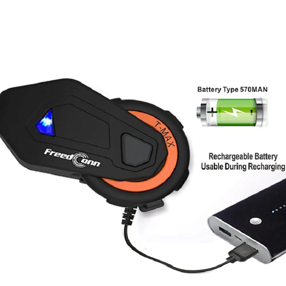 FreedConn T MAX 1000 м BT4.1 мотоцикл шлем Bluetooth гарнитура домофон Водонепроницаемый 6 Riders