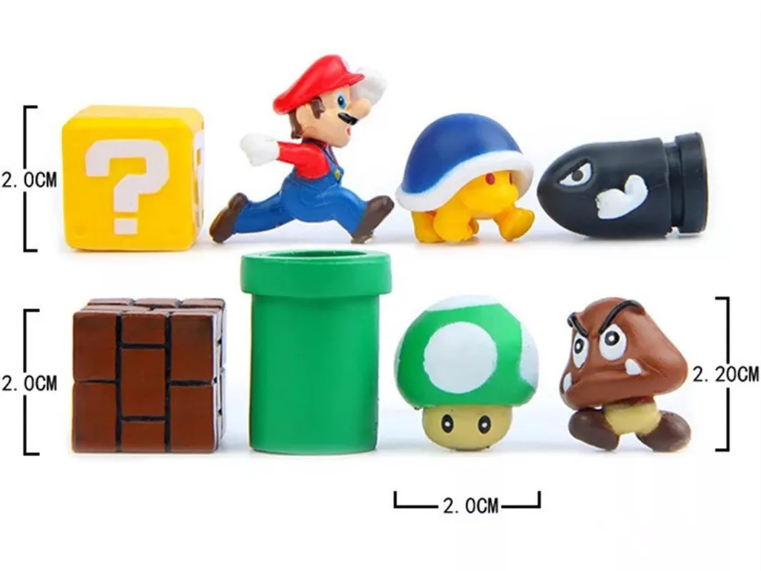 10 шт. 3D Super Mary Bros. Холодильник магниты на холодильник стикер сообщений смешно для