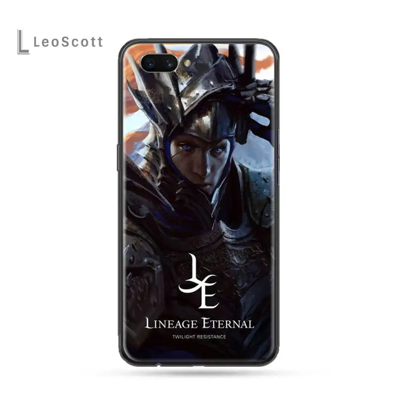 

lineage classic hot game Phone Case For OPPO F 1S 7 9 K1 A77 F3 RENO F11 A5 A9 2020 A73S R15 REALME PRO