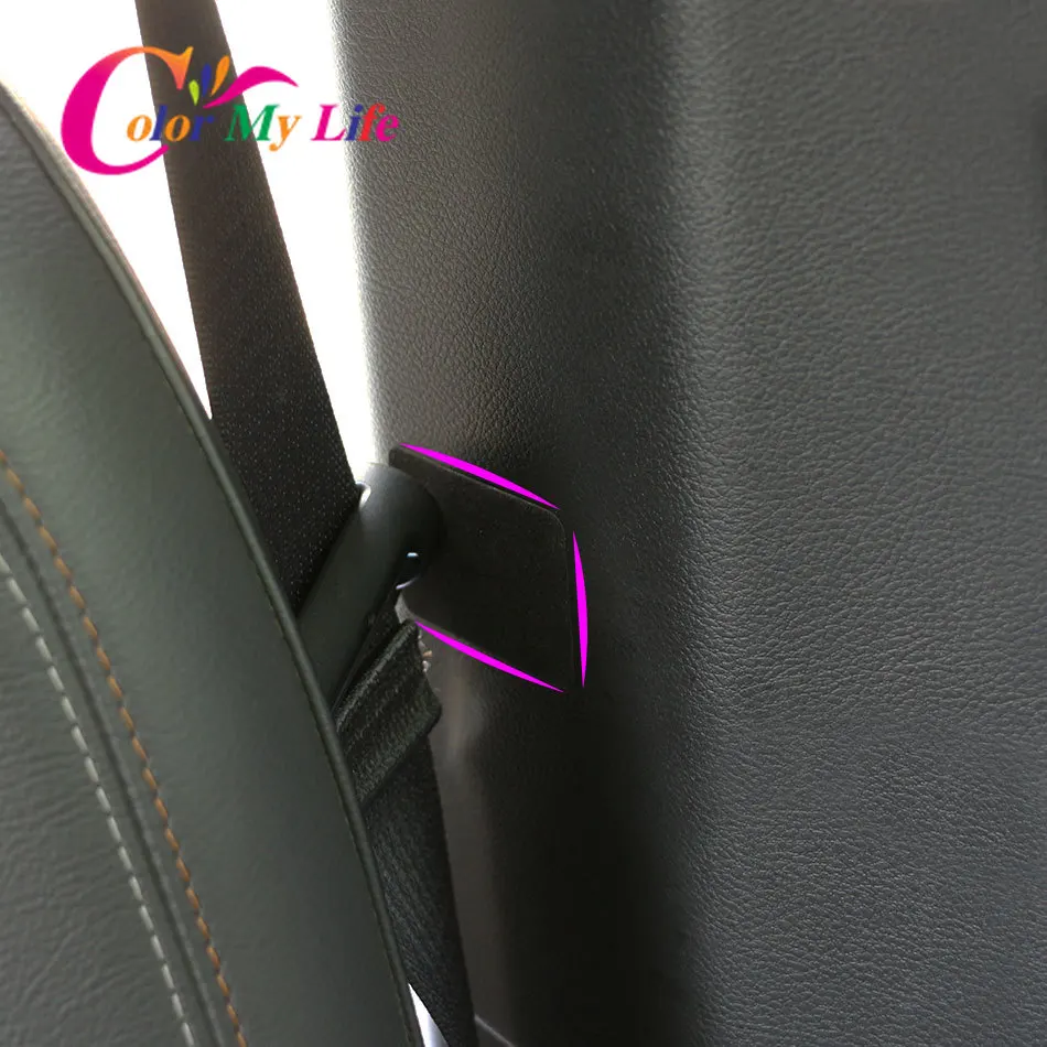 Автомобильная пряжка ремня безопасности противошумные наклейки для Citroen C3 C4 C5