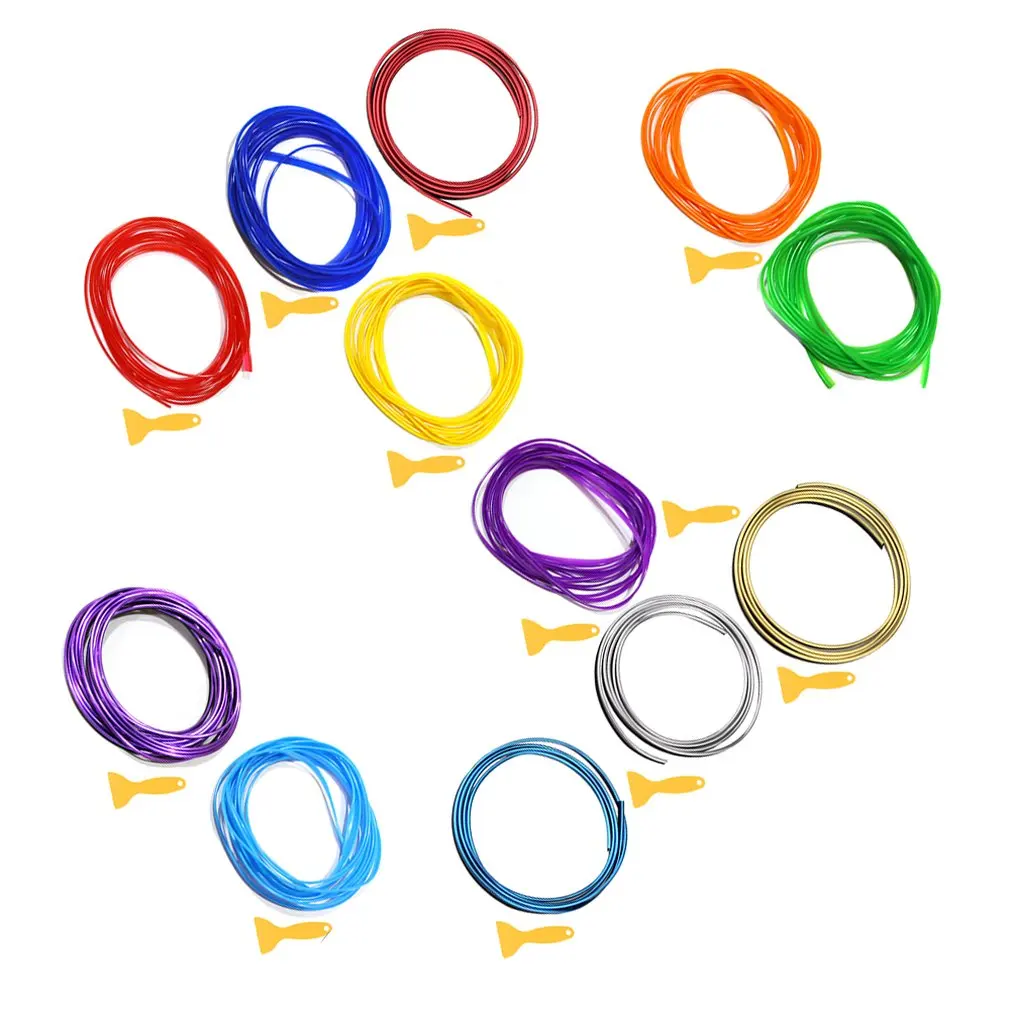 2 м автомобиля внутренней и внешней украшения Литье триммер газа линии