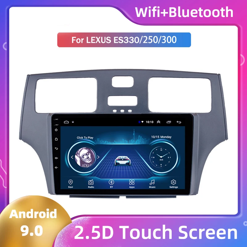 Android 9 автомобильный Радио мультимедийный плеер для Lexus ES330/250/300 навигация
