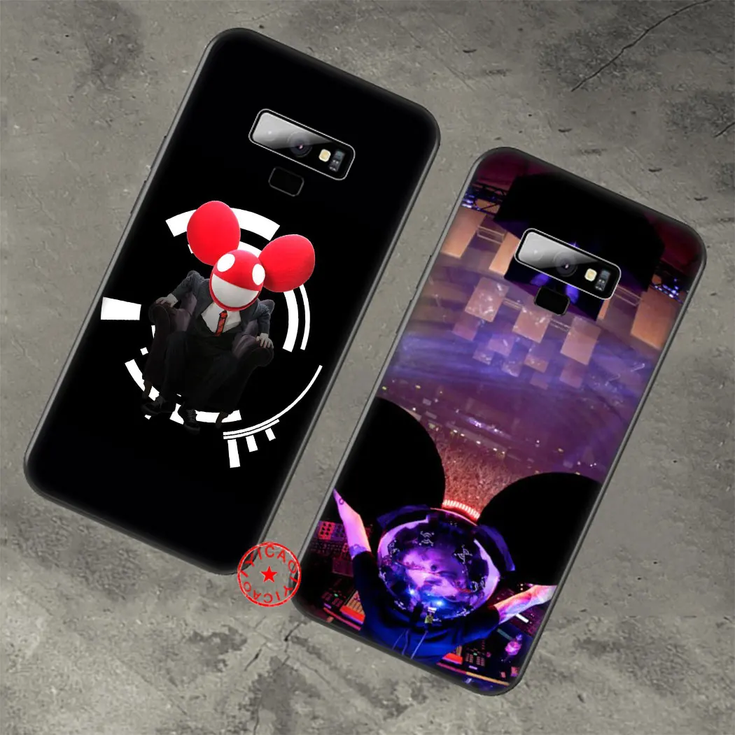 Черный мягкий силиконовый чехол Deadmau5 для samsung Galaxy A70S A20E A2 J4 J6 Plus Core J7 Duo J8 TPU |