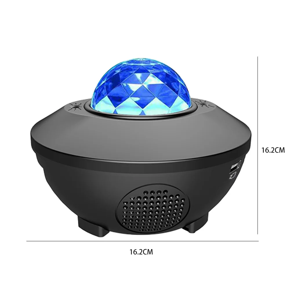 

Starry Projector Lamp Star Projector Light LED Nebula Cloud Night Light Music for Party Birthday Wedding Bedroom Decoration