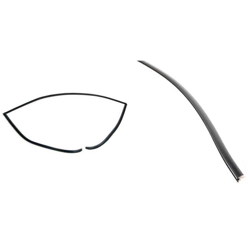 

2 Pcs Windshield Upper Moulding Seal Car Accessories, A & B