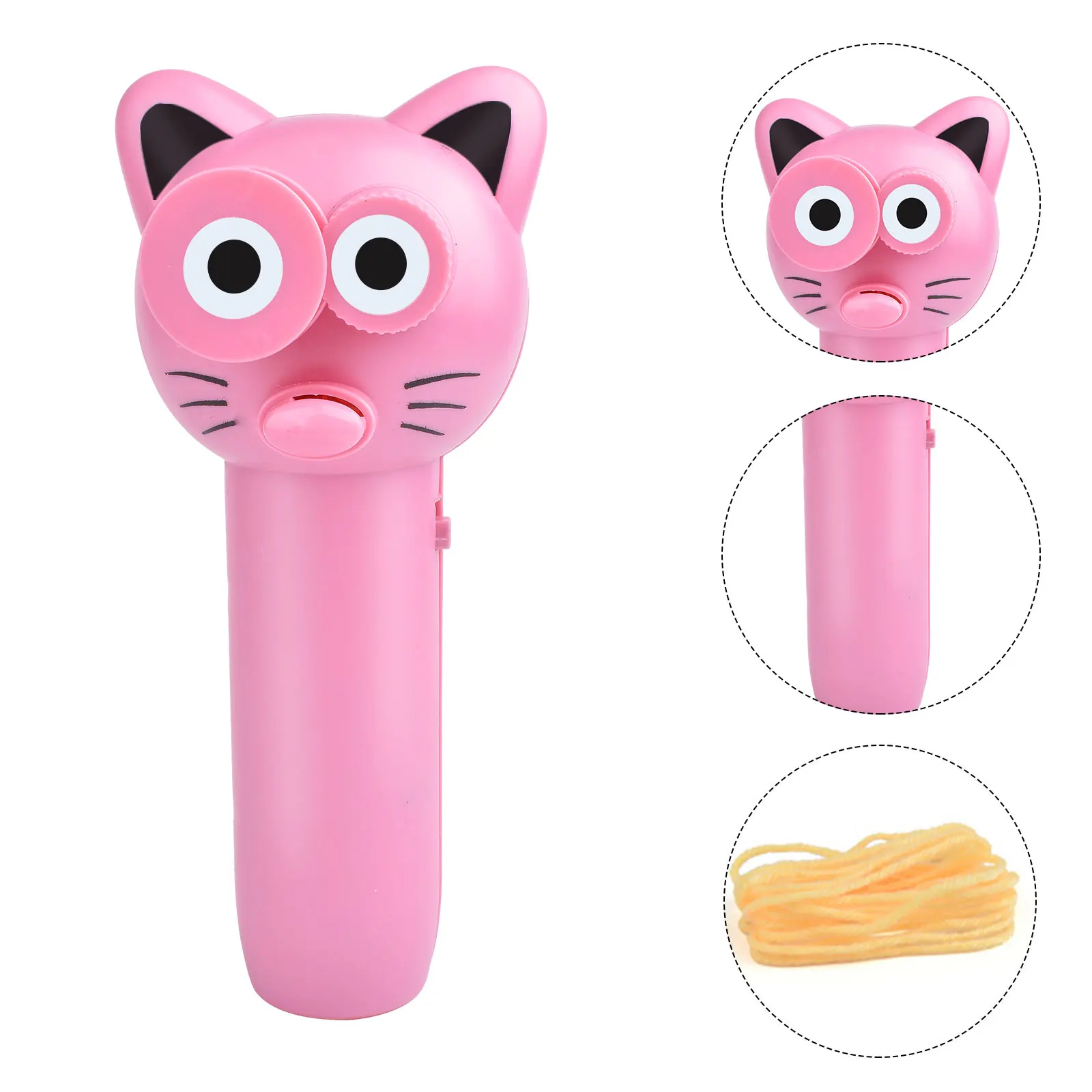 

New Rope Launcher Propeller With Rope String Controller Creative Party Flavor Portable Fun Montessori Game Electric Toy