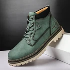 Ботинки Martin мужские, высокие ботинки на толстой подошве, повседневная обувь из кожи, в британском стиле, на весну