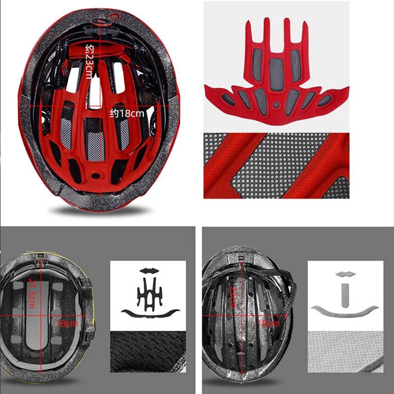 

ROCKBROS USB Light Bicycle Helmet Ultralight MTB Bike helmet Intergrally-Molded Men Women Safe Mountain Road Cycling Helmet