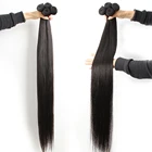 FASHOW 30 32 34 36 40 дюймов прямые человеческие волосы, малазийские натуральные человеческие волосы в пучках, Длинные Полные пряди волос для продажи