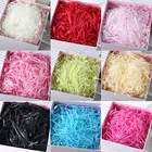 50 г гофрированная бумага для поделок Лафит конфетти конфеты в подарочной коробке пломбы Материал одежда для свадьбы, дня рождения Рождественский Декор для дома