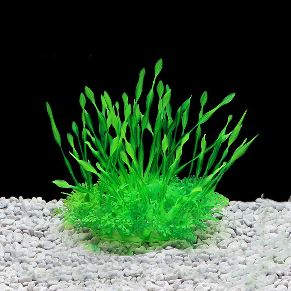 Горячая Распродажа 40%! Водные растения искусственные аквариумы украшение