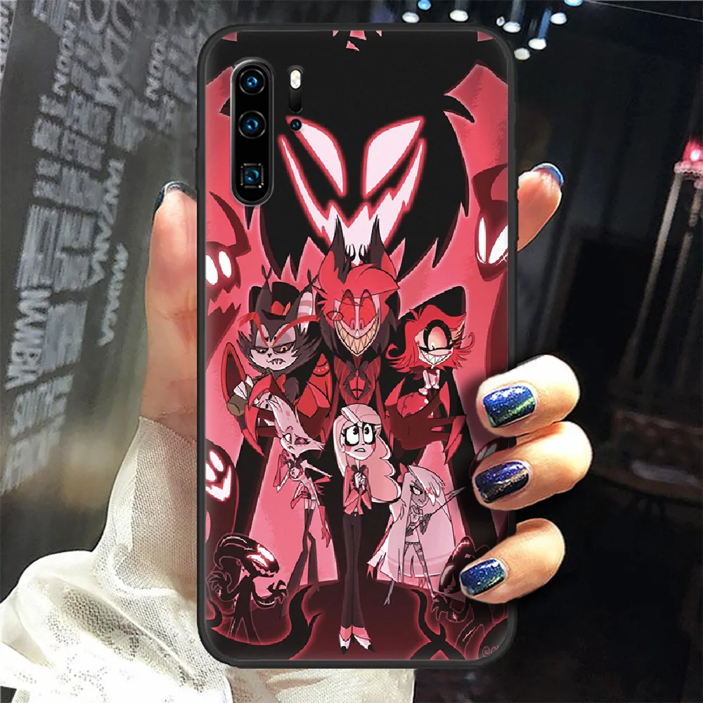 

Harzbin Hotel Alastor Phone Case For Huawei P Mate 10 20 30 40 Pro Lite Smart 2019 2021 black Hoesjes Tpu Shell Pretty Prime