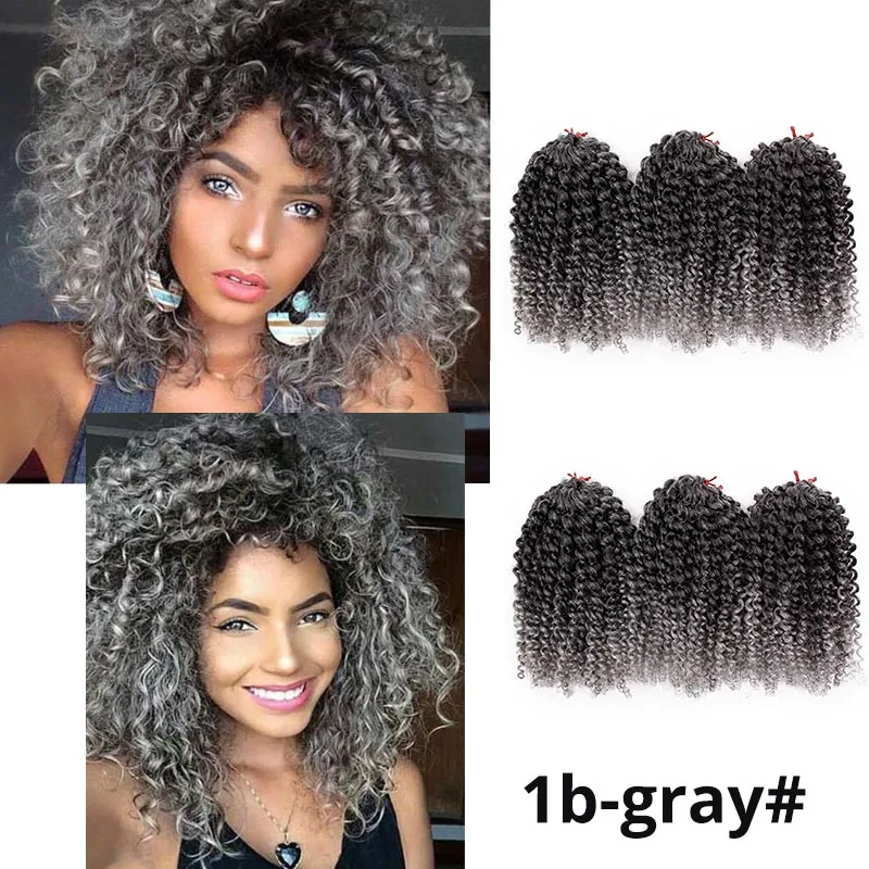 AISI BEAUTY, 8 Дюймов, 30 г/шт., косички Marley, Омбре, вязанные крючком косички, волосы, синтетические косички, наращивание волос для женщин, фиолетовый, черный