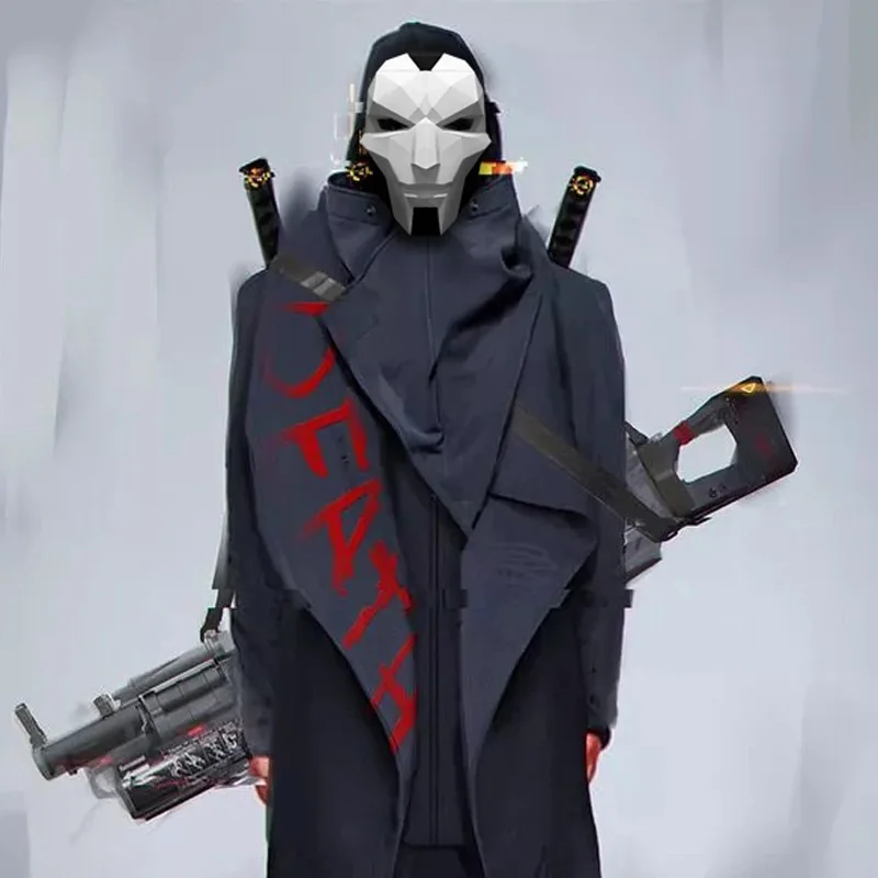 Khada Jhin лицевая маска Бумажная модель низкая поли 3D Бумага Ремесло Искусство