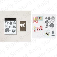 hello ladybug metal cutting dies and clear stamps for scrapbooking paper card making decorative handcraft photo album 2022 new