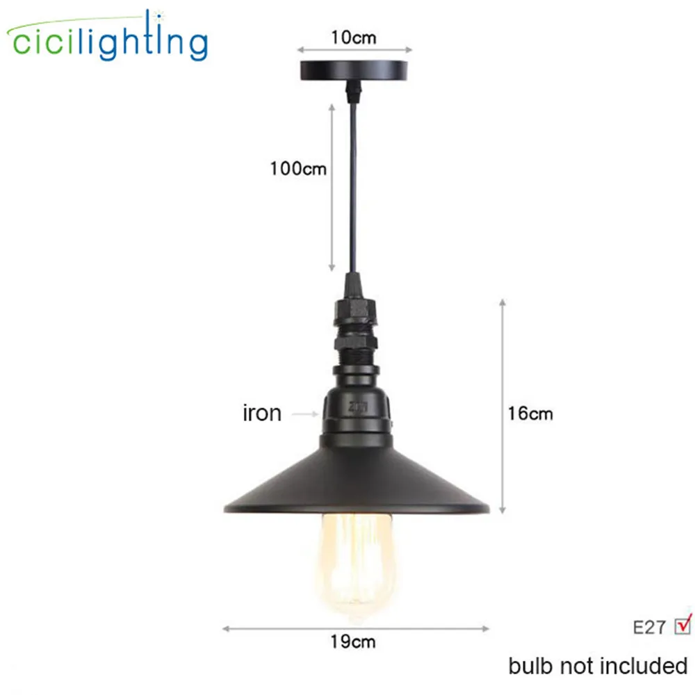 Промышленный Винтаж Эдисон лампы водяная труба подвесной светильник в
