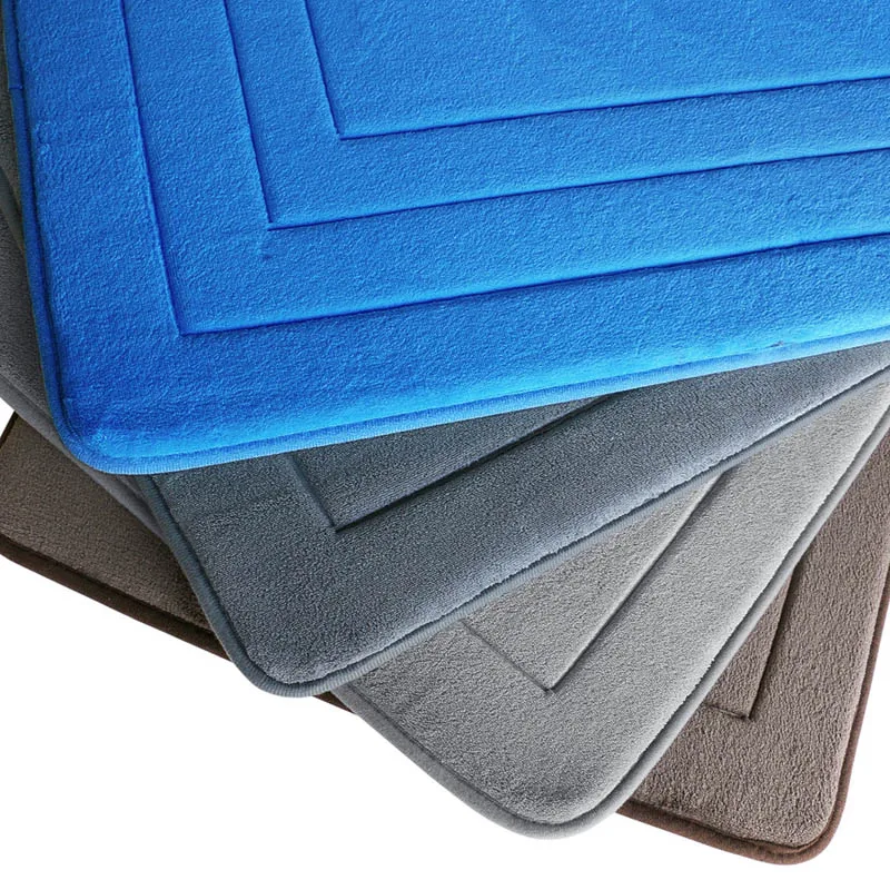 Ванная комната ковролин Memory Foam коврик для ванной нескользящие водопоглощение 50*80 см носочные подстилка, напольный коврик ковер дверной коврик для ванной