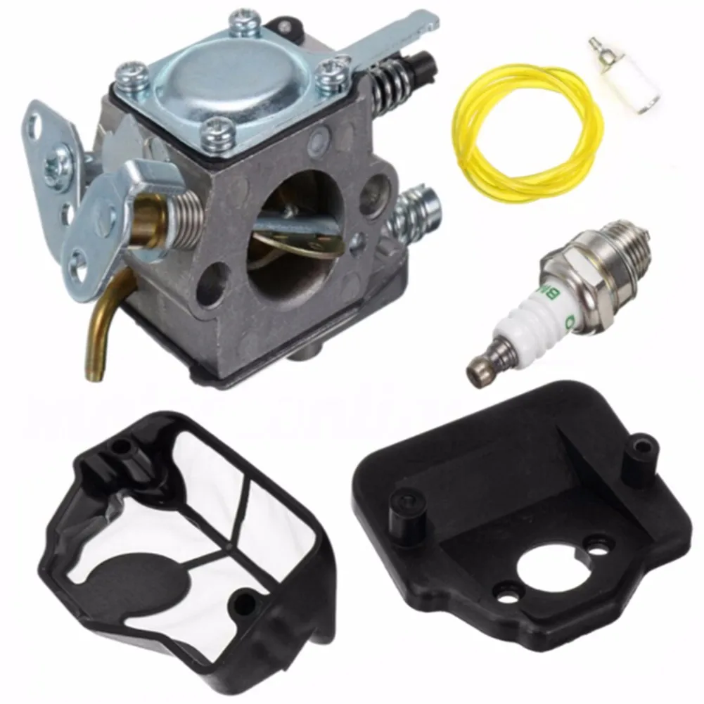 Карбюратор для бензопилы Husqvarna 36 41 136 137 141 142 запчасти аксессуары с свечей
