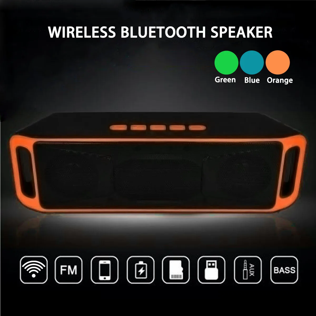 Мини Bluetooth колонка уличные водонепроницаемы переносной динамик музыкальная