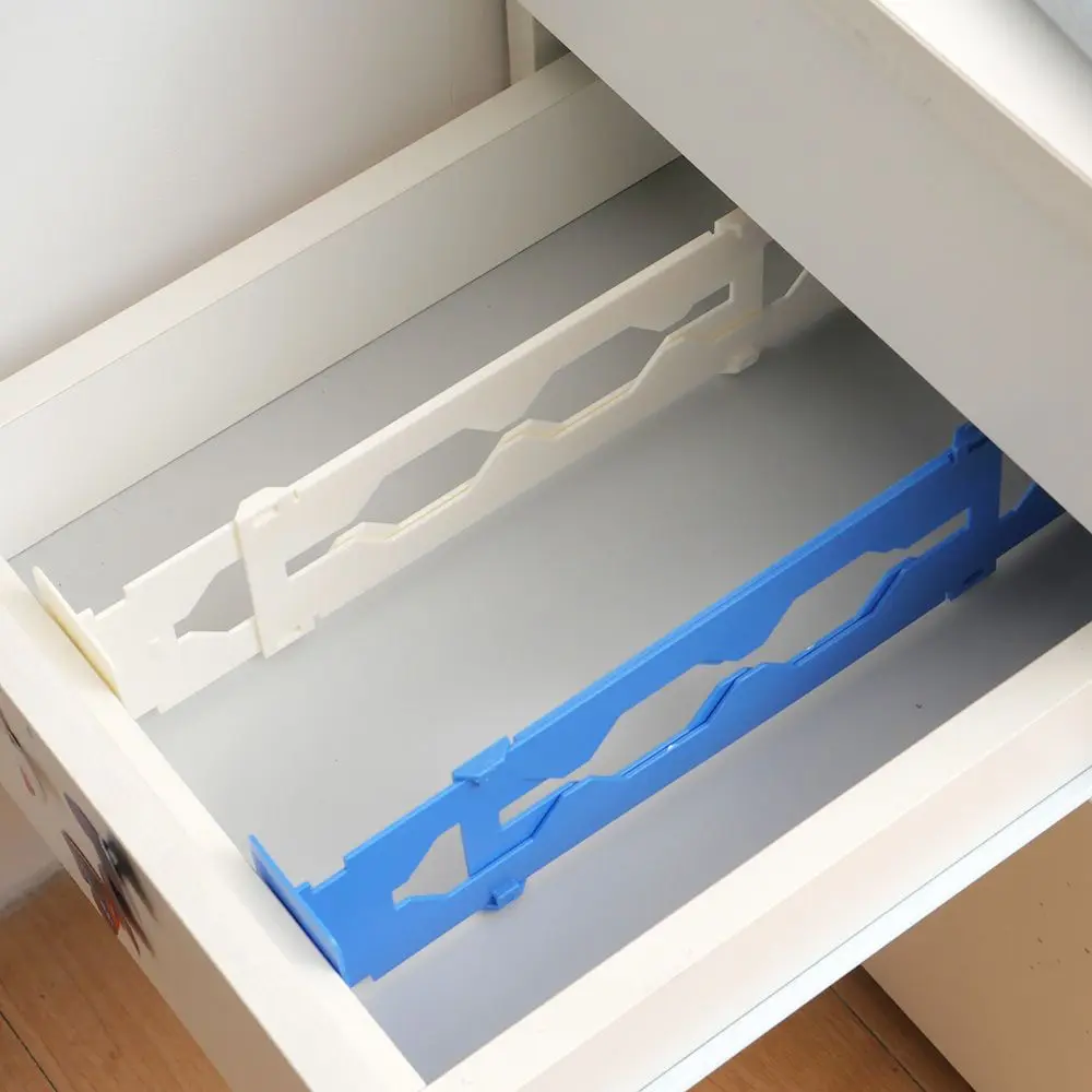 Выдвижной регулируемый пластиковый ящик разделитель органайзер для хранения