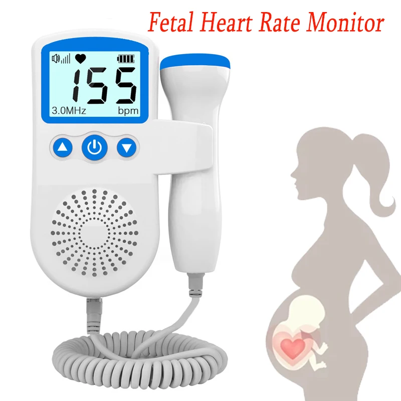 1 шт. монитор сердечного ритма плода Домашний Детский ультразвуковое Обнаружение