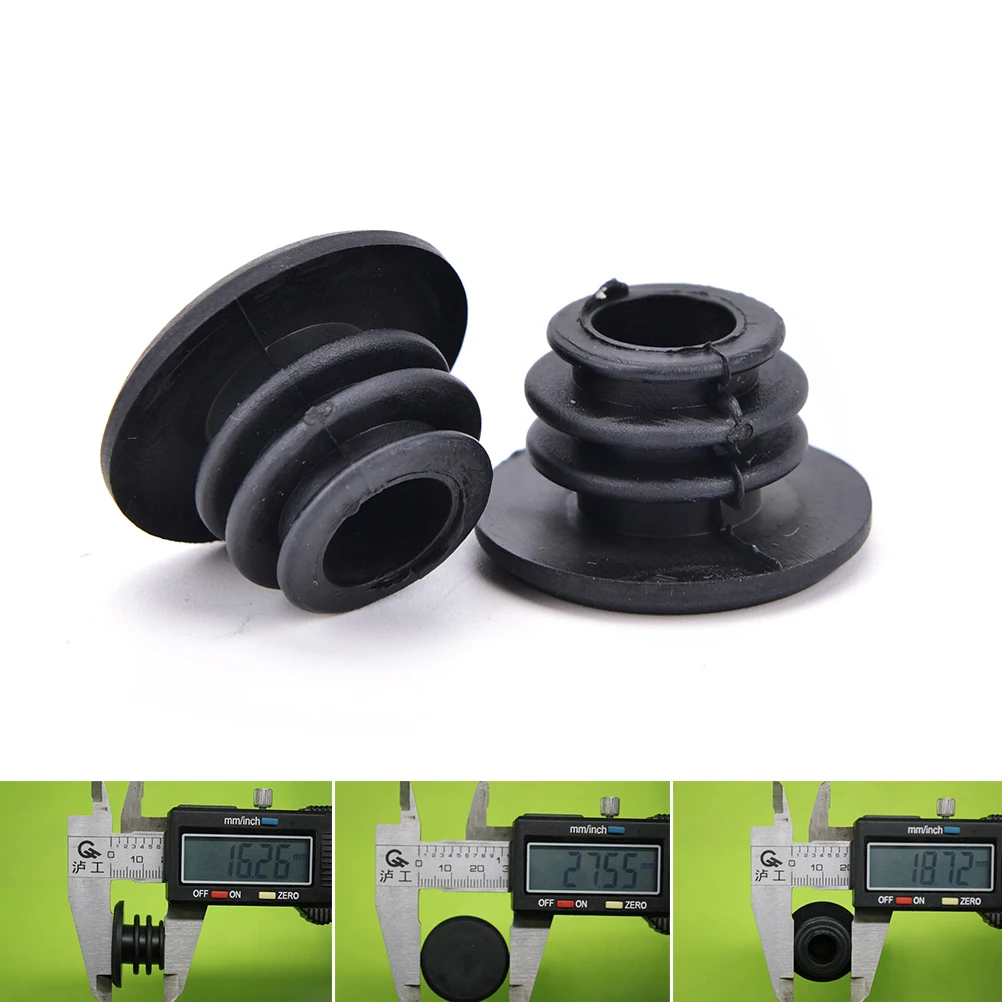 

1 Pair Handlebar End Lock-On Plugs Black Cycle Road MTB Bike Bar Grips Caps Covers Handlebar Cover Bicycle Parts Accessories