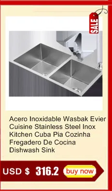 Встроенная Lavandino Banheiro Evier Acero Inox Portatil Lavello Cucina кухня Cuba Pia Cozinha Fregadero De Cocina раковина для мытья посуды