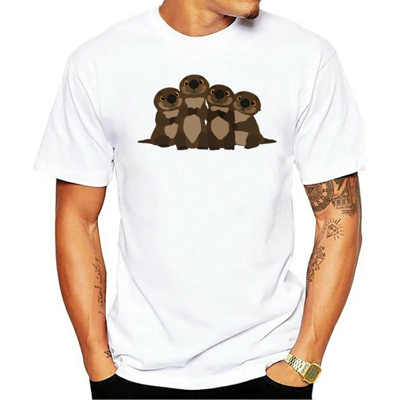 

Sea Otters Animal Lover Funny Men's T-Shirt