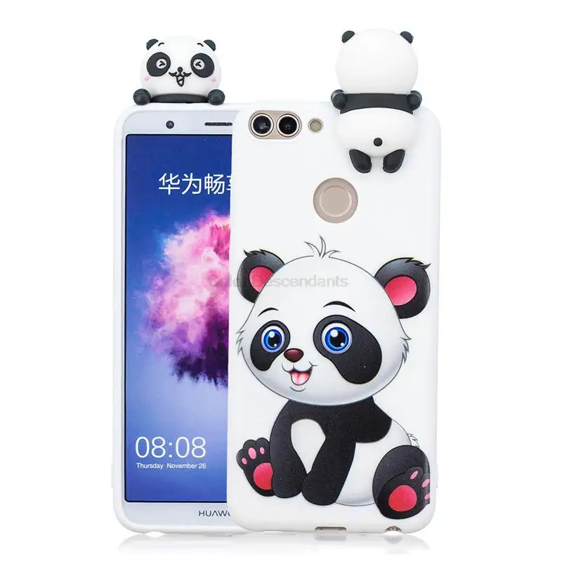 3D единорог Панда Сова Силиконовый ТПУ чехол для Coque Huawei Honor 8S 7S 7A 7C Pro 8A 8X 8 9 10 Lite 9i 10i P