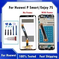 for huawei p smart fig lx1 l21 l22 lcd display touch screen digitizer assembly for enjoy 7s lcd screen replacement with frame