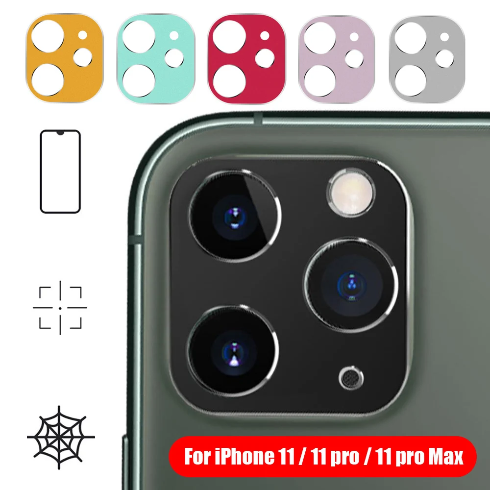 Защитная крышка объектива камеры металлическое кольцо для iPhone 11 Pro/11 защитная